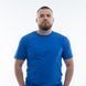 Базова чоловіча класична футболка без принту Яскраво-синій, S FUTBM55 фото